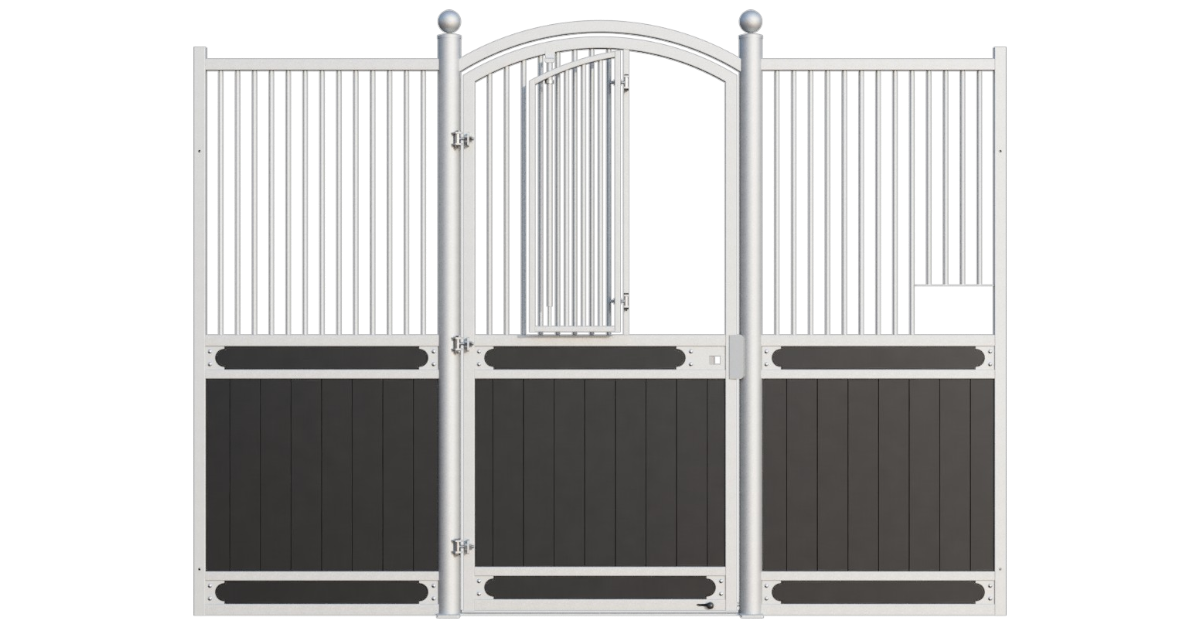 Stable Box Front Premium Luxe High with Swing Door and Mini Door