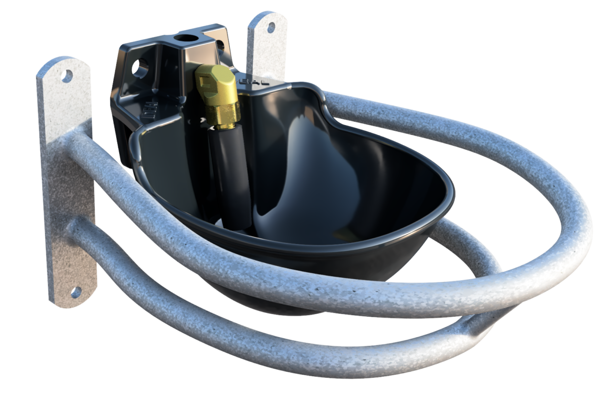 Enamelled Cast Iron Drinking Bowl