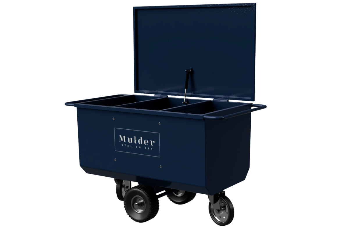 Feed Trolley On Pneumatic Tyres – 275 Litres