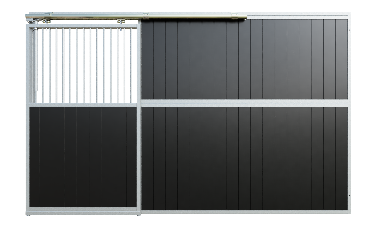 Stable Box Front Basic Closed with Sliding Door